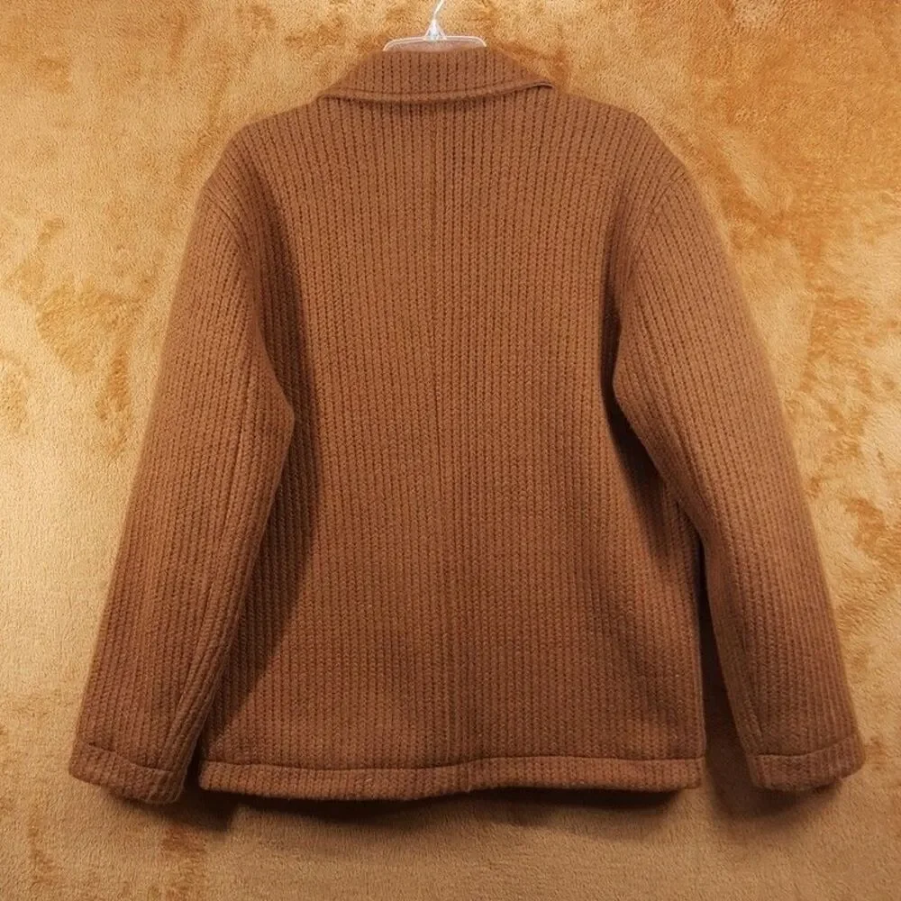 ROY ROGERS X DAVE'S NEW YORK Jacket Mens XL Brown Wool Knit Work Duck $585 - Picture 4 of 7